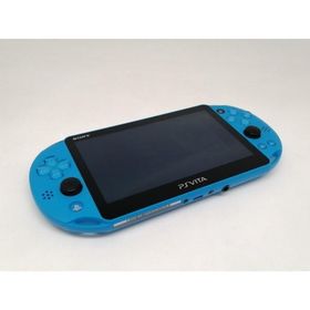 【中古】SONY PlayStation VITA Wi-Fiモデル アクア・ブルー PCH-2000 ZA23【日本橋3】保証期間１ヶ月【ランクC】