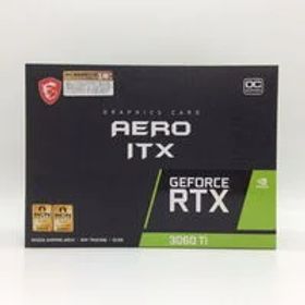 中古 MSI GeForce RTX 3060 Ti AERO ITX 8G OC LHR (RTX3060Ti 8GB) 167833 状態： C:並品