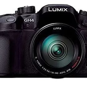 【中古】 Panasonic パナソニック ミラーレス一眼カメラ ルミックス GH4 レンズキット 標準ズームレンズ付属 ブラック DMC-GH4H-K