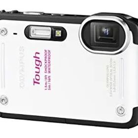 【中古】 OLYMPUS オリンパス デジタルカメラ TG-620 1200万画素 5m防水 裏面照射型CMOS 広角28mm ホワイト TG-620 WHT