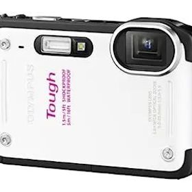 【中古】（非常に良い）OLYMPUS デジタルカメラ TG-620 1200万画素 5m防水 裏面照射型CMOS 広角28mm ホワイト TG-620 WHT