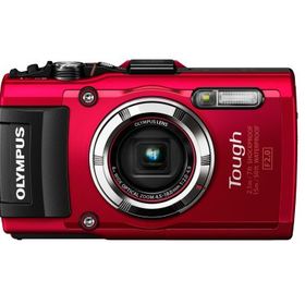 「非常に良い」OLYMPUS デジタルカメラ STYLUS TG-3 Tough レッド 1600万画素CMOS F2.0 15(中古品)