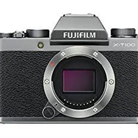 【中古】(非常に良い)FUJIFILM ミラーレス一眼 X-T100ダークシルバー X-T100-DS ボディ