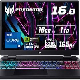 ★☆エイサー / Acer Predator Helios Neo 16 PHN16-71-N76Z47 [ブラック] Amazon限定モデル