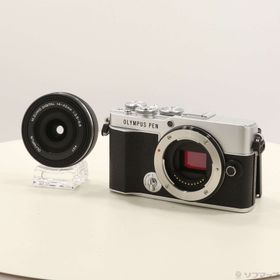(中古)OLYMPUS OLYMPUS PEN E-P7 14-42mm EZレンズキット シルバー(349-ud)