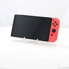 【中古】Nintendo(任天堂) Nintendo Switch 有機ELモデル Joy-Con(L) ネオンブルー／(R) ネオンレッド 【258-ud】