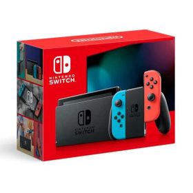【中古】 Nintendo Switch Joy-Con(L) ネオンブルー/(R) ネオンレッド (整備済み品)