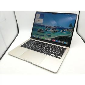 【中古】Apple MacBook Air 13インチ M3(CPU:8C/GPU:8C) 8GB/256GB スターライト MRXT3J/A (13インチ, M3, 2024)【ECセンター】保証期間1ヶ月【ランクB】