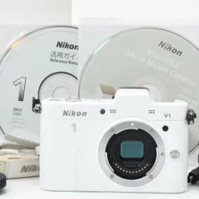 【中古】 ニコン Nikon ミラーレス一眼カメラ 1 V1 ボディ ホワイト ホワイト 当店保証30日間 人気 ミラーレス一眼 ミラーレス デジタルカメラ 中古