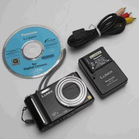 【中古】 パナソニック Panasonic デジタルカメラ LUMIX (ルミックス) TZ7 ブラック DMC-TZ7-K 当店保証30日間 人気 デジカメ コンパクトデジタルカメラ 中古