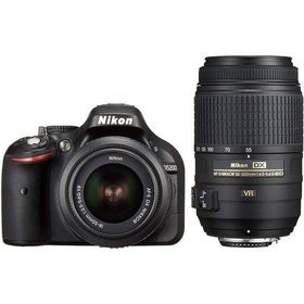 【中古】 ニコン Nikon デジタル一眼レフカメラ D5200 ダブルズームキット ブラック 当店保証30日間 人気 一眼レフ デジタル一眼 中古 カメラ