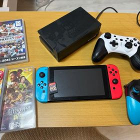 ジャンク Nintendo Switch 本体 プロコン ソフト5本 セット