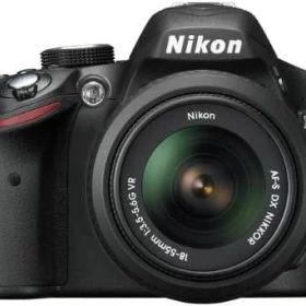 【中古】 Nikon D3200 24.2 MP CMOS デジタル一眼レフ 18-55mm f/3.5-5.6 オートフォーカス-S DX VR NIKKOR ズームレンズ (ブラック) (旧モデル) 当店保証30日間 人気 ミラーレス 一眼レフ 交
