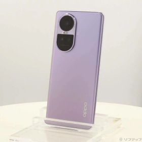 【中古】OPPO(オッポ) OPPO Reno10 Pro 5G 256GB グロッシーパープル A302OP Softbank SIMフリー 【269-ud】