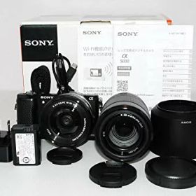 【中古】SONY α5000 ダブルズームレンズキット(ブラック／デジタル一眼)