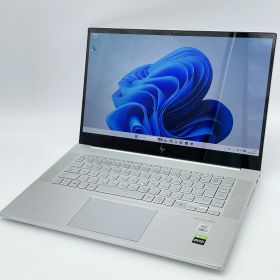中古 ノートパソコン HP ENVY Laptop 15-ep0xxx Core i7 -10750H メモリ32GB SSD 2TB RTX2060 Max-Q 15.6インチ 4K タッチパネル ハイスペック 中古ノートpc Windows11 Pro Webカメラ WPS Office付き 初期設定済 ノートパソコン中古 HPノートPC 初期設定済みノートパソコン