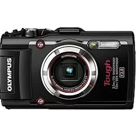 【中古】OLYMPUS デジタルカメラ STYLUS TG-3 Tough ブラック 1600万画素CMOS F2.0 15m防水 100kgf耐荷重 GPS+電子コンパス&内蔵Wi-Fi TG-3 BLK