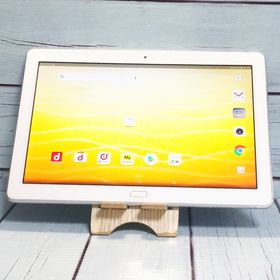 【送料無料】docomo dtab d-01K シルバー 本体 白ロム SIMロック解除済み SIMフリー B011556