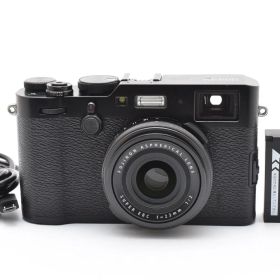 【返品保証】★美品★フジフイルム FUJIFILM X100F ブラック 《ショット数:14252回》★ L898#7649