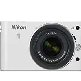 【中古】［状態良好］Nikon ミラーレス一眼カメラ Nikon 1 (ニコンワン) J1 (ジェイワン) 標準ズームレンズキット ホワイトN1 J1HLK WH