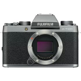 【中古】フジフィルム FUJIFILM ミラーレス一眼 X-T100ダークシルバー シルバー X-T100-DS カメラ 中古 人気 おすすめ 高画質