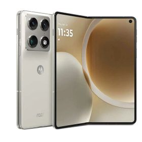 モトローラ SIMフリースマートフォン motorola razr fold / Snapdragon 8 Gen 5 / 8.1インチ 12GB+256GB リリーホワイト PBAX0071JP