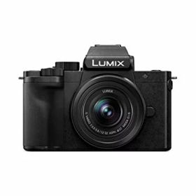 【中古】「ほぼ新品」パナソニック Vlog ミラーレス一眼カメラ ルミックス G100K 標準ズームレンズキット ブラック DC-G100K-K