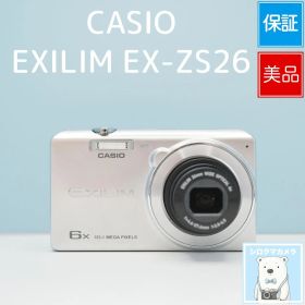CASIO EXILIM EX-ZS26 デジカメ スマホ転送OK フルセット 極美品 シロクマカメラ a7845