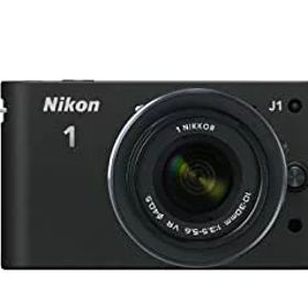 【中古】Nikon ミラーレス一眼カメラ Nikon 1 (ニコンワン) J1 (ジェイワン) 標準ズームレンズキット ブラックN1 J1HLK BK