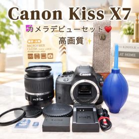 ✨Canon EOS Kiss X7✨高画質❤️カメラデビューに最適♪