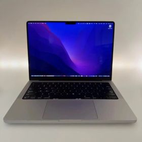 中古 Apple MacBook Pro 14インチ M1 Max 64GB 2TB US配列 32コアGPU シルバー AppleCare+付 2021 MKGT3J/A
