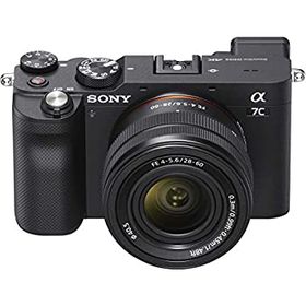 【中古】「非常に良い」ソニー フルサイズミラーレス一眼 α7C レンズキット ブラック ILCE-7CL B【追いかける瞳AFで撮り逃さない】