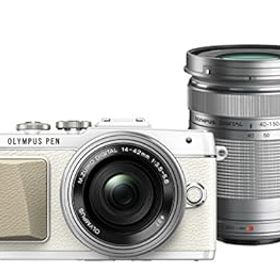 【中古】［非常に良い］OLYMPUS PEN E-PL7 EZダブルズームキット ホワイト ミラーレス一眼 E-PL7 EZ DZKIT WHT