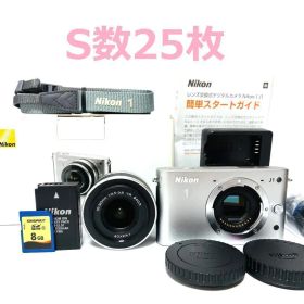 【ほぼ新品】 Nikon1 J1 シルバー 10-30mm VR レンズキット