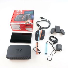 【中古】[Switch2] (本体)(ソフト無し) Nintendo Switch 2(ニンテンドースイッチ2)(日本語・国内専用) マリオカート ワールド セット 任天堂(BEE-S-KB6PA)(20250605)