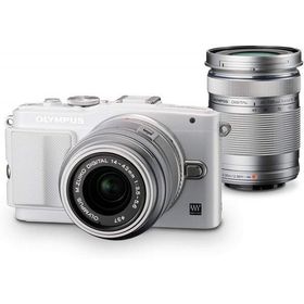 【中古】 オリンパス OLYMPUS ミラーレス一眼カメラ E-PL6 ダブルズームキット ホワイト E-PL6 DZKIT WHT 当店保証30日間 人気 ミラーレス一眼 ミラーレス デジタルカメラ 中古