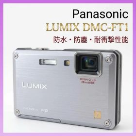 【箱・動作確認済】Panasonic LUMIX DMC-FT1 シルバー 防水
