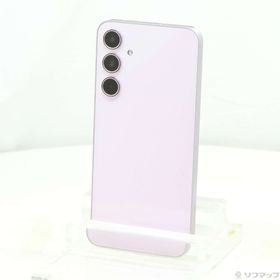 (中古)SAMSUNG Galaxy A55 5G 128GB オーサムライラック SCG27 au SIMフリー(295-ud)