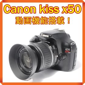 ✨ Canon EOS kiss x50 一眼レフ スマホ転送 シングルレンズ