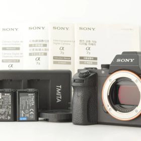 【美品/英語版】SONY α7 II ILCE-7M2 ボディ バッテリー2個 充電器付 EF-2474