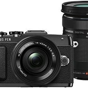 【中古】 OLYMPUS PEN E-PL7 EZダブルズームキット ブラック ミラーレス一眼 E-PL7 EZ DZKIT BLK 当店保証30日間 人気 ミラーレス 一眼レフ 交換レンズ カメラ