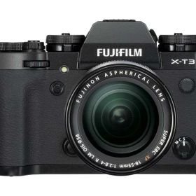 【中古】富士フイルム(FUJIFILM) ミラーレス一眼カメラ X-T3レンズキット ブラック X-T3LK-B