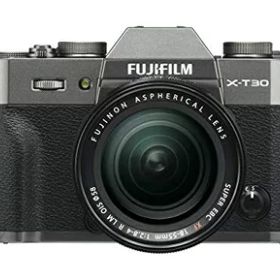 【中古】 富士フイルム(FUJIFILM) ミラーレス一眼カメラ X-T30レンズキット チャコールシルバー X-T30LK-CS