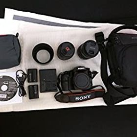 【中古-非常に良い】SONY ミラーレス一眼 α57 ダブルズームレンズキット DT 18-55mm F3.5-5.6 SAM＋DT 55-200mm F4-5.6 SAM付属 SLT-A57Y